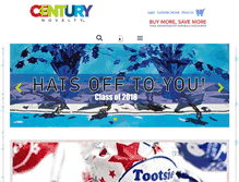Tablet Screenshot of centurynovelty.com
